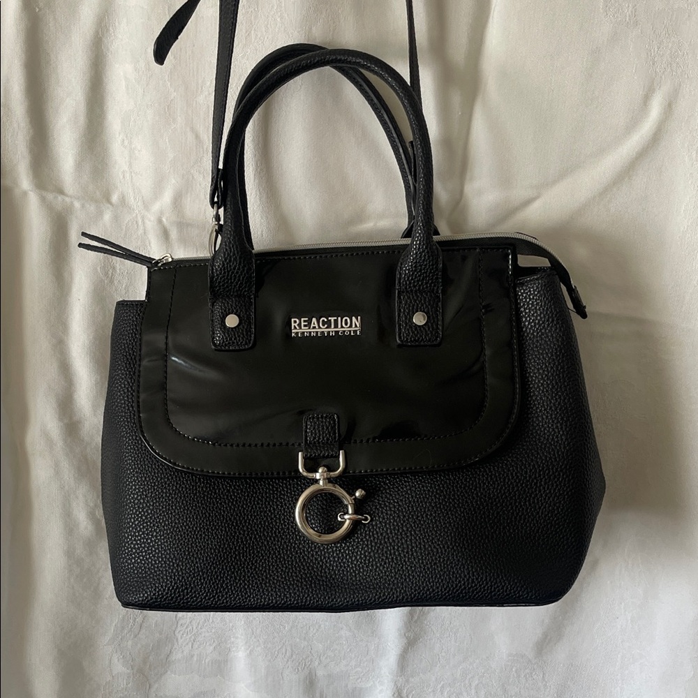 Kenneth Cole Reaction Black Satchel Bag